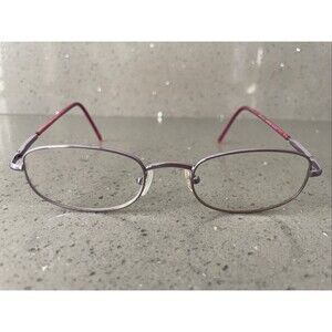 ENVY EYEWEAR Violet RACHEL Eyeglasses Frames ONLY 52-20-140 Full rim oval pink